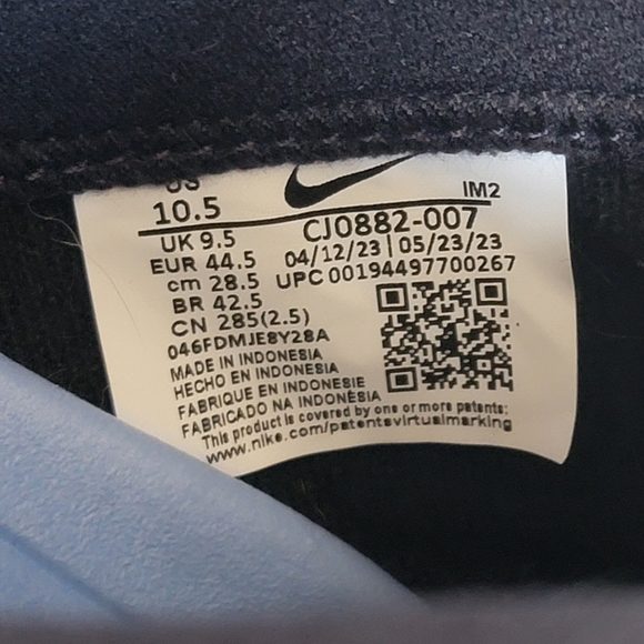 Like New Nike Alleyoop CJ0882 007 Suede Foam Sole Black Green 10.5 Street Style - Picture 6 of 7